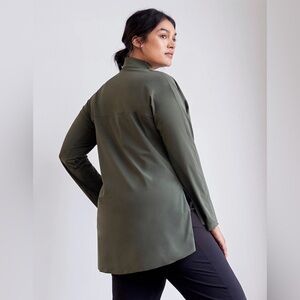 ADAY- Something Borrowed Shirt Moss Size L